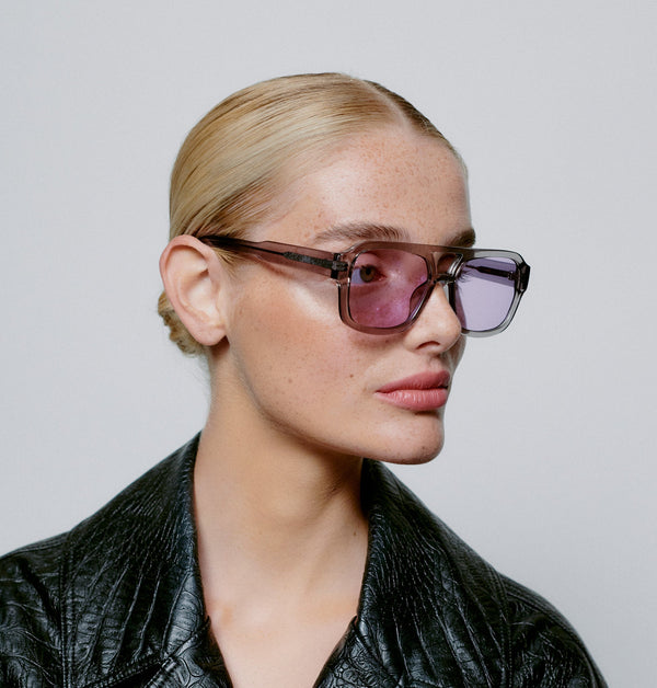 Kaya / Grey Transparent & Lilac Lens - Shade Files